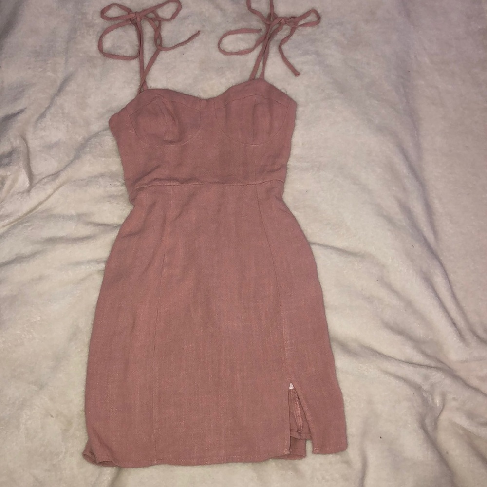 Light pink strap dress from Aeropostale